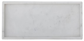 Bloomingville Mramorový podnos MAJSA biely 38x18 cm