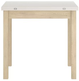 Rozkladací jedálenský stôl FLIP 80(160)X80 cm, kašmír/dub Cremona Torro