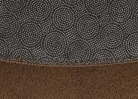 Koberce Breno Kusový koberec SKY kruh 5400 Brown, hnedá,160 x 160 cm