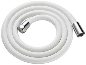 Sprchová hadica silikónová Fit White 150 cm biely