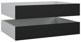 Čierne zásuvky pod posteľ v súprave 2 ks 90x190/140x190 cm Naia – Tvilum