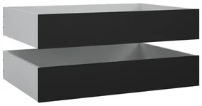 Čierne zásuvky pod posteľ v súprave 2 ks 90x190/140x190 cm Naia – Tvilum
