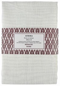 Záclona na páske  AURORA polyester ecru 400x120 Merkury Home
