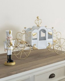 Figúrka Luskáčika 31cm white