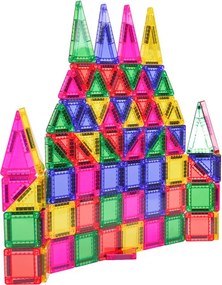 Magnetická stavebnica SUPER MAGNETISM Mini, 75 dielikov