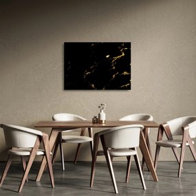 Sklenený obraz - Zlaý dekor (70x50 cm)