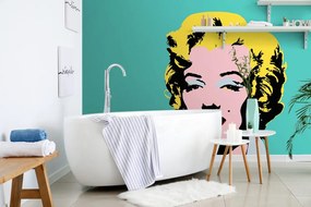 Tapeta ikonická Marilyn Monroe v pop art dizajne