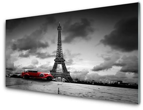 Obraz plexi Eiffelova veža paríž výhľad 125x50 cm