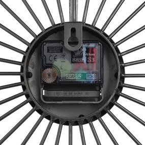 Eglo 425516 - Nástenné hodiny MATSUMOTO 1xAA 60x60 cm čierna