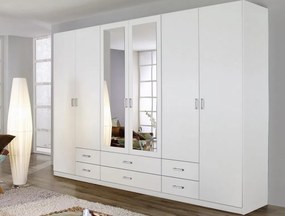Šatníková skriňa Gamma, biela