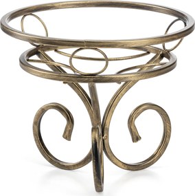 STOJAN NA KVETINÁČ RONNIE 24X28 CM ZLATÁ