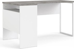 Psací stůl Felixa IV beton/bílý