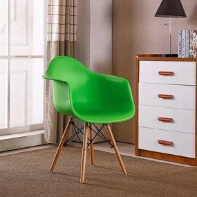 DomTextilu Elegantná kuchynská stolička zelenej farby 14849