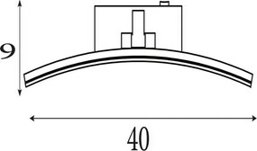 Searchlight 79821-40SS - LED Obrazové svietidlo SANTORINI LED/8,2W/230V strieborné