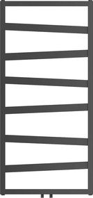 Mexen, Mexen Zoom dekoratívny kúpeľňový radiátor 1100 x 530 mm, 376 W, antracit - W130-1100-530-00-66