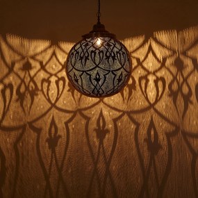 Luxusná mosadzná lampa Taj