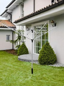 Praktický záhradný sušiak na bielizeň