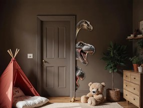drevko |  Dekorácia na stenu Dinosaury  140 x 395 cm