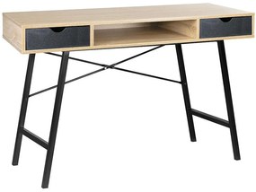 Písací stôl Loft sonoma/ čierny