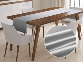 Biante Saténový behúň na stôl polyesterový Satén LUX-002 Svetlo sivý 20x140 cm