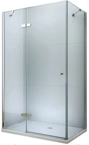Mexen Roma, sprchovací kút 70 (dvere) x 60 (stena) cm, 6mm číre sklo, chrómový profil, 854-070-060-01-00