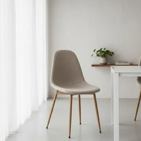 Set - 4 ks Jedálenská stolička AVENBERG RIVA, béžová