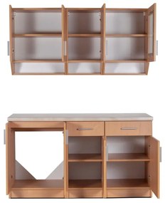 Kuchynská linka Diana 150, buk