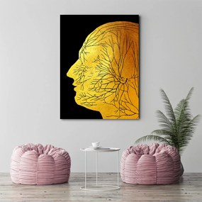 Gario Obraz na plátne Zlatá anatómia, tvárové nervy - Gab Fernando Rozmery: 40 x 60 cm