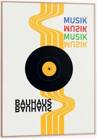 Nástenná dekorácia v ráme Bauhaus