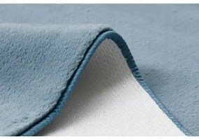 Sammer Kvalitný shaggy koberec v modrej farbe C322 80 x 150 cm