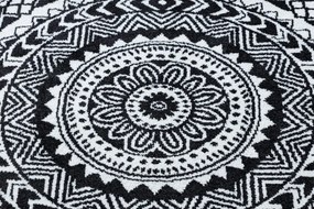 Dywany Łuszczów Kusový koberec Napkin grey kruh - 140x140 (priemer) kruh cm