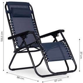 Lehátko tmavomodrej farby