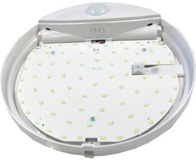 LED Vonkajšie stropné svietidlo so senzorom LED/15W/230V IP44