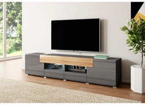 TV stolík Tamie Typ 40 (tmavosivá + dub). Vlastná spoľahlivá doprava až k Vám domov. 1030160