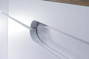 Závěsná skříňka pod umyvadlo Fiji 120 cm bílá