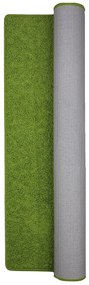 Vopi koberce Behúň na mieru Color Shaggy zelený - šíre 40 cm s obšitím