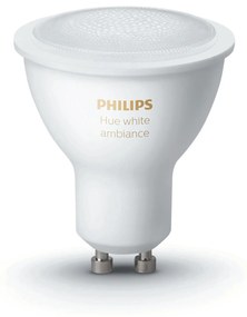 PHILIPS HUE Múdra LED stmievateľná žiarovka HUE, GU10, 5W, 350lm, teplá biela-studená biela
