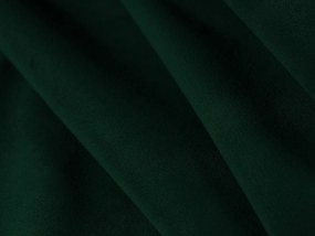 Rohová pohovka buro s podrúčkami ľavá 273 cm zamat zelená MUZZA