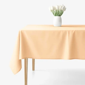 Goldea hranatý obrus 100% bavlnené plátno - marhuľový 100 x 140 cm
