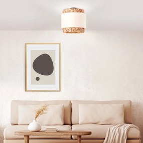 Brilliant - Stropné svietidlo WATERLILLY 2xE27/60W/230V pr. 35 cm krémová