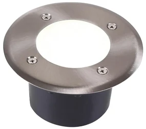 Polux LED Nájazdové svietidlo MIVO LED/3W/230V pr. 12 cm IP67 matný chróm SA2268