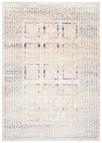 Kusový koberec Hyla krémovo-modrý 120x170cm