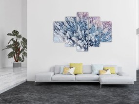 Obraz zasnežených stromov (150x105 cm)