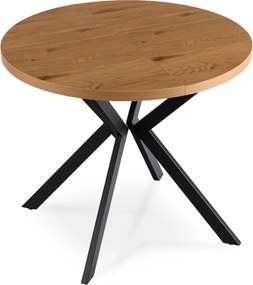 PROXIMA.store - Okrúhly rozkladací stôl DORIAN FARBA: biela, FARBA NÔH: biela