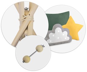 Detský stan típí Nukido NK-406 - zelený