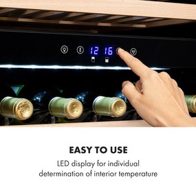 Klarstein Vinsider 41D Built-In Duo, vstavaná vinotéka, Quartz Edition