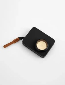 LED stmievateľná čierna stolná lampa Kedros 2