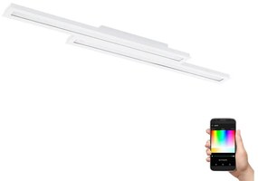 Eglo Eglo 99412 - LED RGB Stmievateľné stropné svietidlo SALITERAS-C 2xLED/10W/230V EG99412