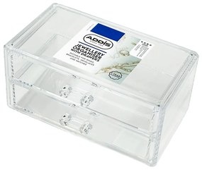 Plastový kúpeľňový organizér na kozmetiku – Addis