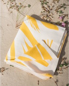 Žltá deka 165x200 cm Lino – noo.ma